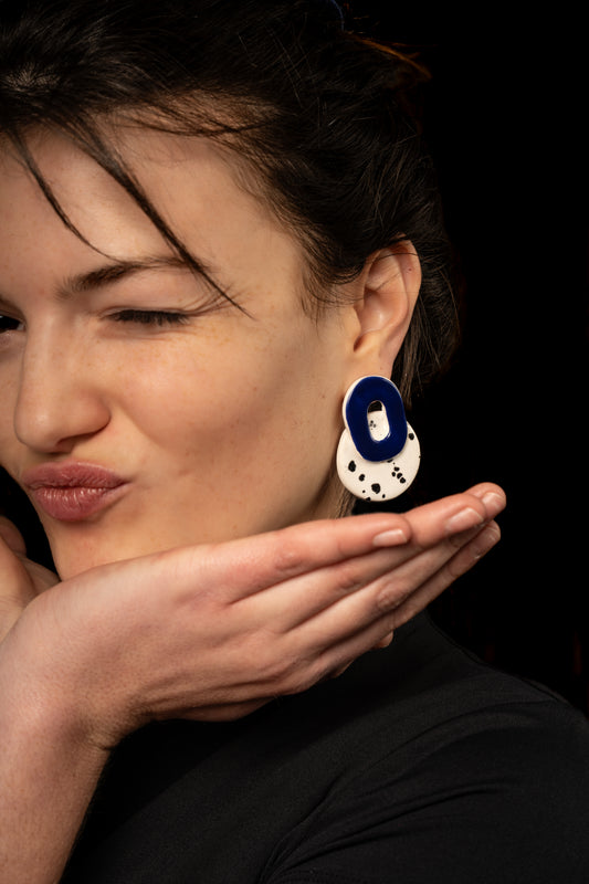 BOUCLES D’OREILLES MADONE COLOR BLOCK